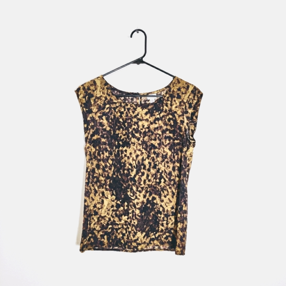 ⭐Merona | Women's Dappled Blouse Yellow + Black